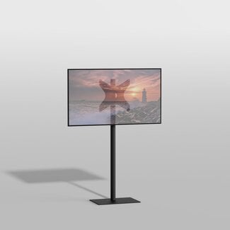 Cavus Vloerstandaard TILE zwart  120 cm VESA 300x300
