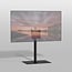 Vloerstandaard SQUARE zwart 80 cm VESA 200x200
