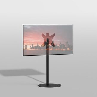 Cavus Vloerstandaard SPHERE zwart 120 cm VESA 300x300