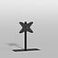 TV standaard SOLID zwart 80cm VESA 400x300