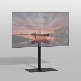 Cavus Vloerstandaard SQUARE zwart 80 cm VESA 400x200