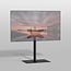 Vloerstandaard SQUARE zwart 80 cm VESA 400x200