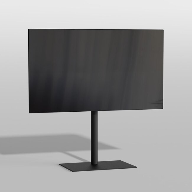 Vloerstandaard SQUARE zwart 80 cm VESA 100x100