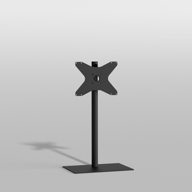 Vloerstandaard SQUARE zwart 100 cm VESA 400x300