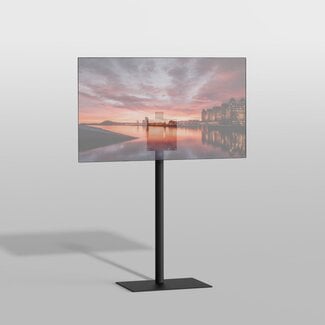 Cavus Vloerstandaard SQUARE zwart 120 cm VESA 200x200