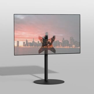 Cavus Vloerstandaard SPHERE zwart 80 cm VESA 300x300