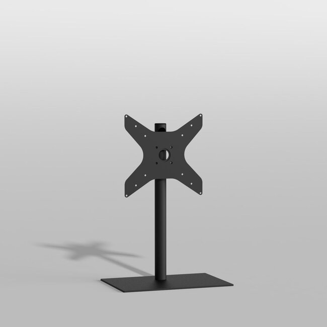Vloerstandaard SQUARE zwart 80 cm VESA 400x400
