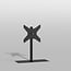TV standaard SOLID zwart 80cm VESA 400x400