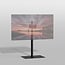 Vloerstandaard SQUARE zwart 100 cm VESA 200x100