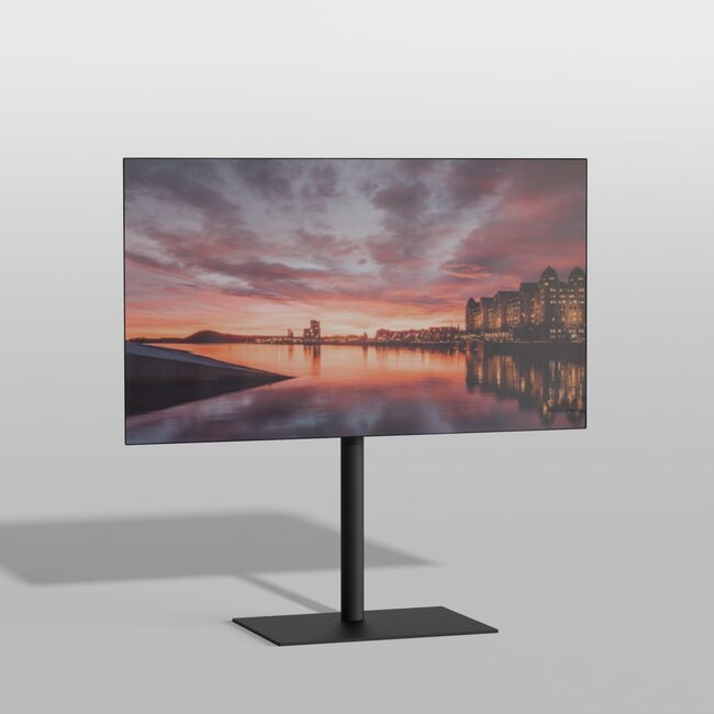 Vloerstandaard SQUARE zwart 100 cm VESA 200x100