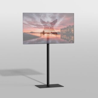 Cavus Vloerstandaard SQUARE zwart 150 cm VESA 400x400