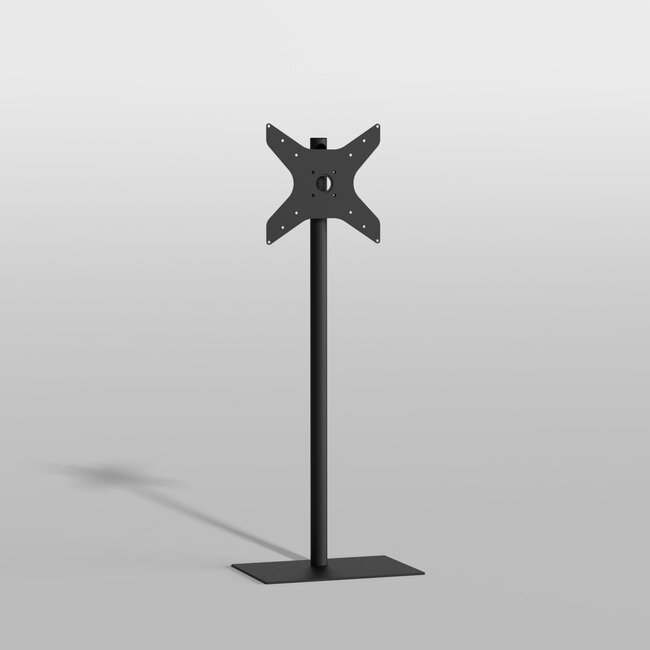 Vloerstandaard SQUARE zwart 150 cm VESA 400x400