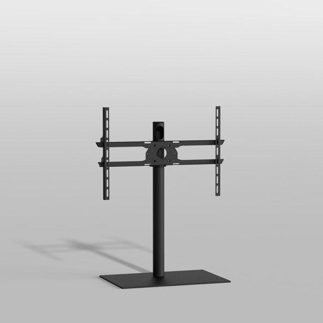 Vloerstandaard SQUARE zwart 80 cm VESA 600x400
