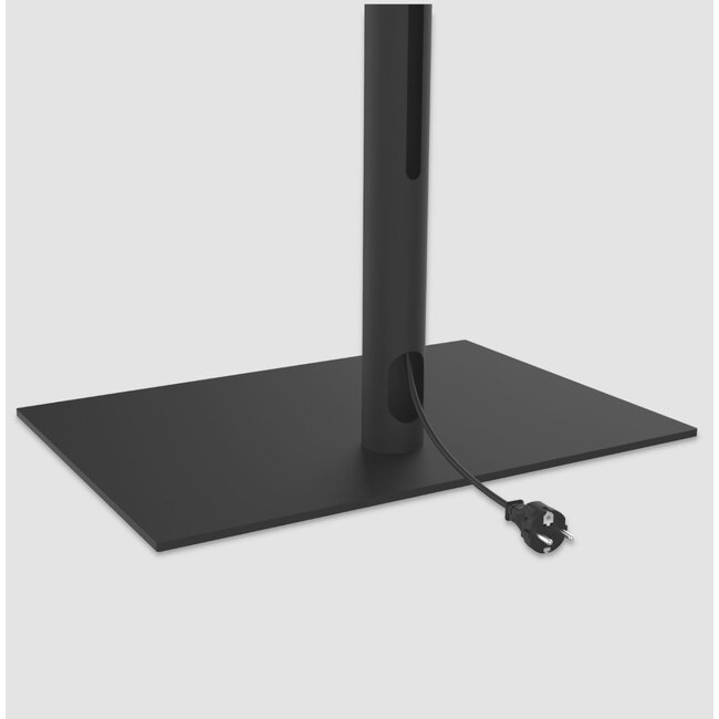 Vloerstandaard SQUARE zwart 120 cm VESA 100x100