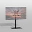 Vloerstandaard SQUARE zwart 100 cm VESA 300x300