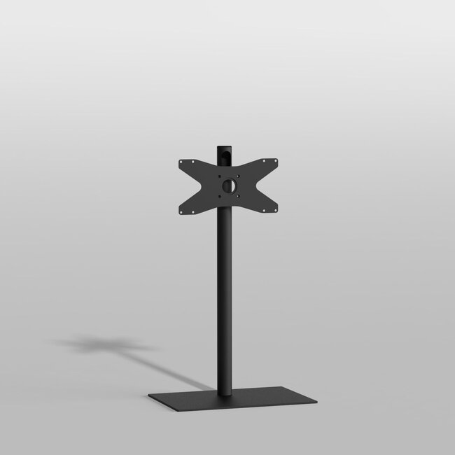 Vloerstandaard SQUARE zwart 100 cm VESA 400x200