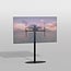 Vloerstandaard ELLIPS zwart 120 cm VESA 600x400