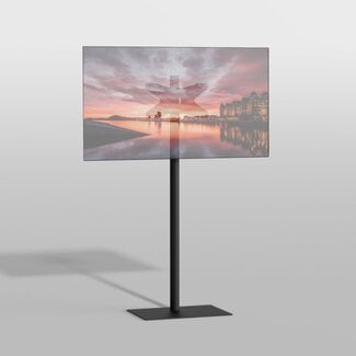 Cavus Vloerstandaard SQUARE zwart 150 cm VESA 400x200