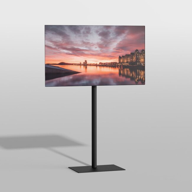 Vloerstandaard SQUARE zwart 150 cm VESA 400x200