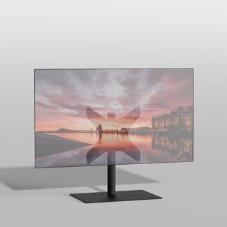Cavus Vloerstandaard SQUARE zwart 60 cm VESA 400x400