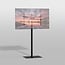 Vloerstandaard SQUARE zwart 150 cm VESA 600x400