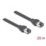 Delock RJ45 Patch Cable Cat.6 compatible with Starlink Gen3 - 20 m grey