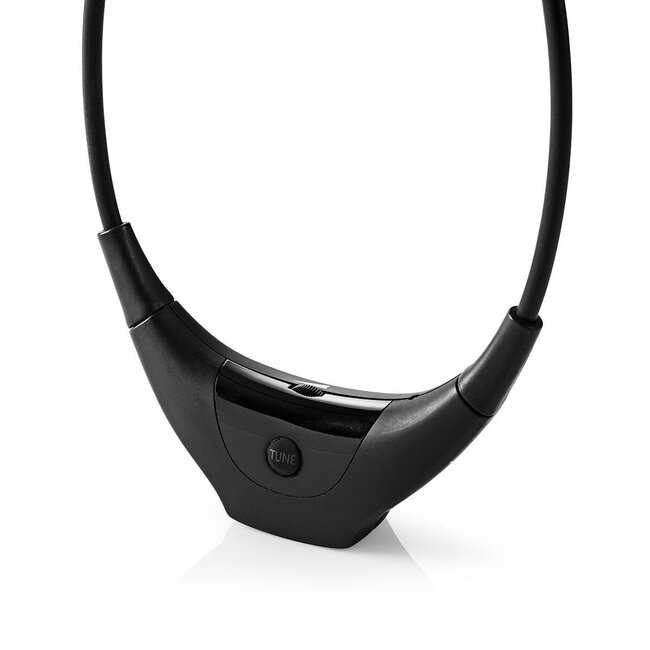 Nedis draadloze stereo in-ear RF hoofdtelefoon / zwart