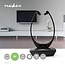 Nedis draadloze stereo in-ear RF hoofdtelefoon / zwart