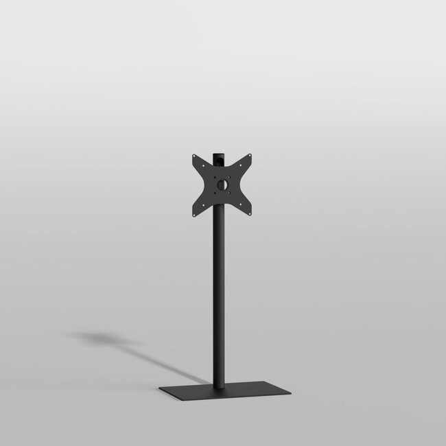 Vloerstandaard SQUARE zwart 120 cm VESA 300x300