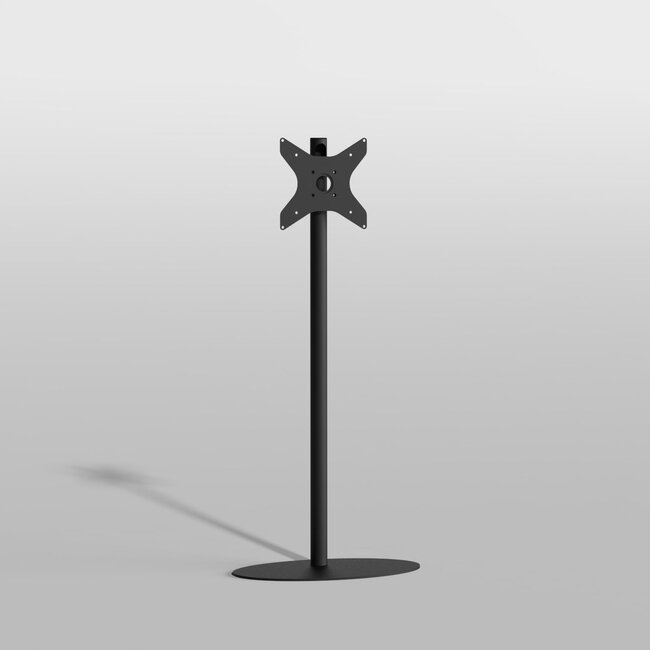 Vloerstandaard ELLIPS zwart 150 cm VESA 300x300