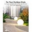 Goobay LED Solar Decorative Light Globe, 35 cm, Size XL, RGBW