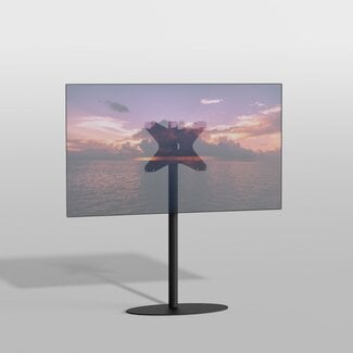 Cavus Vloerstandaard ELLIPS zwart 120 cm VESA 400x300