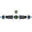 Delock Cable Connector RJ12 jack to RJ12 jack with M20 x 1.5 mm thread IP68 dust and waterproof
