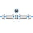 Delock Cable Connector RJ45 jack to RJ45 jack Cat.6A with M23.5 x 1.5 mm thread IP68 dust and waterproof white