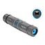 Delock Cable Connector RJ45 jack to RJ45 jack Cat.6A with M23.5 x 1.5 mm thread IP68 dust and waterproof grey