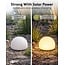 Goobay Set of 2 LED Solar Decorative Light Globe, 20 cm, Size M, RGBW
