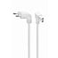 Netsnoer (C7), haakse connectoren, 0,75 mmÂ², 2,5 A, 2,5 m, wit