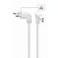 Netsnoer (C7), haakse connectoren, 0,75 mmÂ², 2,5 A, 2,5 m, wit