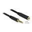 4,4mm Jack verlengkabel | gebalanceerd stereo (5-polig) | AWG24 | verguld | 2 meter