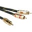 Roline Gold 3,5mm Jack - Tulp kabel | nylon | 5 meter