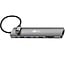 Goobay USB-C naar HDMI 4K 30Hz, USB-A, USB-C PD 100W, RJ45 en SD adapter | aluminium | 0,10 meter