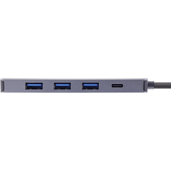 InLine USB-C naar HDMI 4K 60Hz, USB-A en USB-C PD 100W adapter | aluminium | 0,10 meter