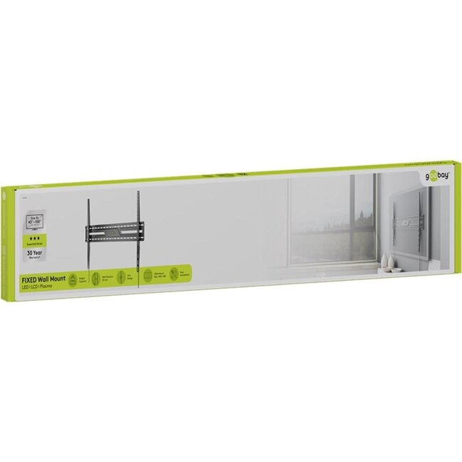 Goobay TV-muurbeugel | tot 100 inch | vast
