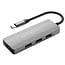 USB hub (USB-C) | 4x USB-A | USB3.0 5 Gbps | aluminium | 0,10 meter