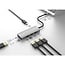 USB hub (USB-C) | 4x USB-A | USB3.0 5 Gbps | aluminium | 0,10 meter