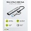 Goobay USB hub (USB-A/USB-C) | 4x USB-A | USB3.0 5 Gbps | aluminium | 0,10 meter