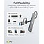 Goobay USB hub (USB-A/USB-C) | 4x USB-A | USB3.0 5 Gbps | aluminium | 0,10 meter