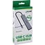 InLine USB hub (USB-C) | 4x USB-C + 1x USB-C PD 100W | USB3.1 10 Gbps | aluminium | 0,15 meter