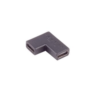 S-Impuls USB-C koppelstuk (v-v) | haaks (links/rechts) | USB3.1 10 Gbps | PD 100W | 4K 60Hz
