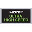 Mini HDMI - HDMI kabel | Slimline | HDMI2.1 (8K 60Hz + HDR) | koper | 2 meter